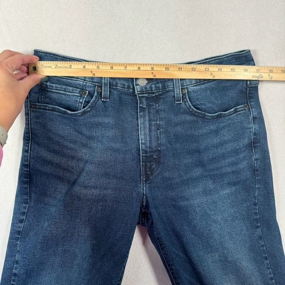 Levis Jeans Mens 33X34 Blue 541 Straight Leg High Rise Dark Wash - Picture 7 of 13
